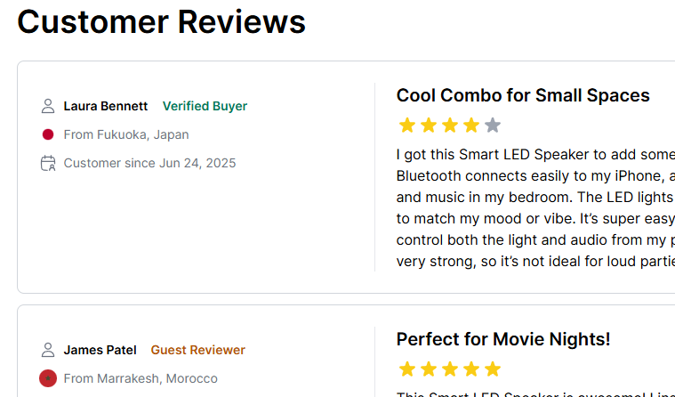 Geo Reviews